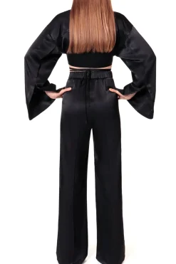 Kobieta AGGI Komplety>Bluzka Lauren Glossy Black