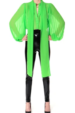 Kobieta AGGI Bluzki Koszule>Bluzka Linda Green Flash