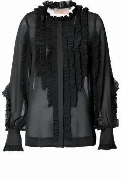 Kobieta AGGI Bluzki Koszule>Bluzka Marley Pure Black