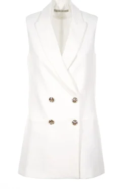 Kobieta AGGI Marynarki>Kamizelka Olga Bialy Mleczny