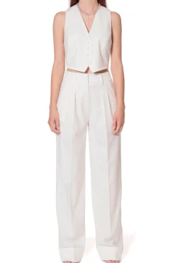 Kobieta AGGI Garnitury>Kamizelka Uma Aesthetic White