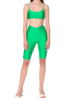 Kobieta AGGI Spodnie>Kolarki Jess Brazil Green