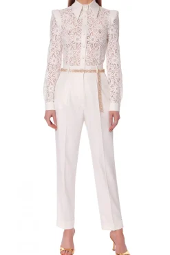 Kobieta AGGI Spodnie>Kombinezon Aylin Aesthetic White