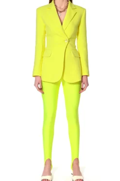 Kobieta AGGI Garnitury>Marynarka Isabella Laser Yellow