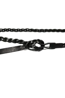 Kobieta AGGI Akcesoria Paski>Pasek Skorzany Waski Pleciony Lezka