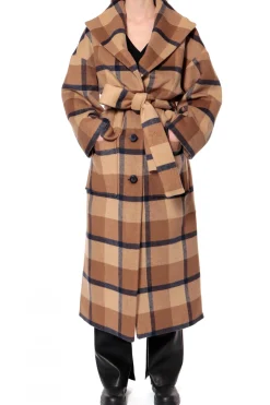 Kobieta AGGI Płaszcze>Plaszcz Alison Cafe Au Lait