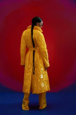 Kobieta AGGI Płaszcze>Plaszcz Harlow Super Yellow