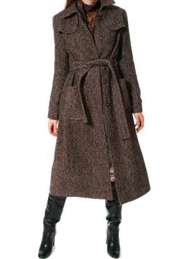 Kobieta AGGI Płaszcze>Plaszcz Meryl Brunette