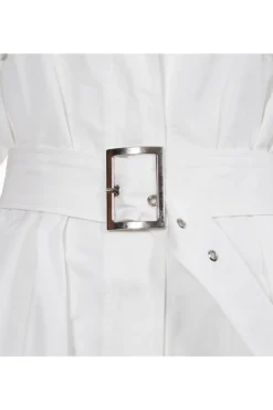 Kobieta AGGI Płaszcze>Plaszcz Vanda Bialy Mleczny