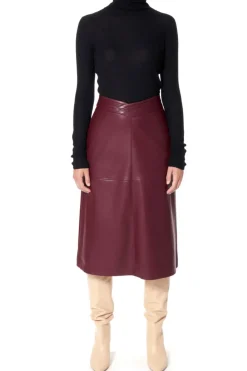 Kobieta AGGI Spódnice>Spodnica Chiara Malaga Wine