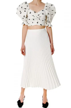 Kobieta AGGI Spódnice>Spodnica Elvira Cream White