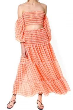 Kobieta AGGI Spódnice>Spodnica Lola Bright Marigold