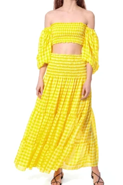 Kobieta AGGI Spódnice>Spodnica Lola Sun Kissed Yellow