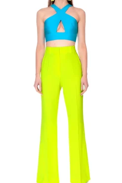 Kobieta AGGI Garnitury>Spodnie Camilla Laser Yellow