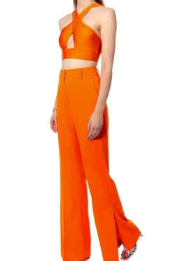 Kobieta AGGI Garnitury>Spodnie Camilla Neon Orange