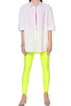 Kobieta AGGI Spodnie>Spodnie Gia Laser Yellow