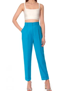 Kobieta AGGI Garnitury>Spodnie Kelly Blue Jewel