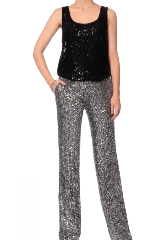 Kobieta AGGI Garnitury>Spodnie Luca Silver Diamond