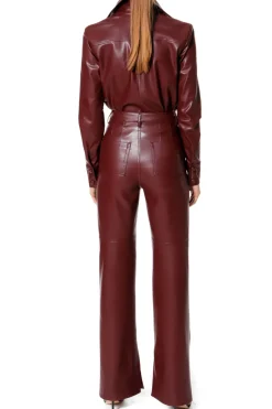 Kobieta AGGI Spodnie>Spodnie Nora Malaga Wine