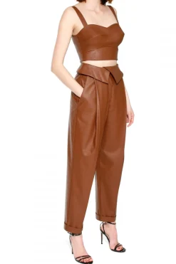 Kobieta AGGI Spodnie>Spodnie Xenia Raw Umber