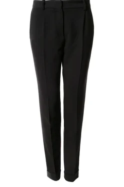 Kobieta AGGI Garnitury>Spodnie Zita Mankiet Czarny