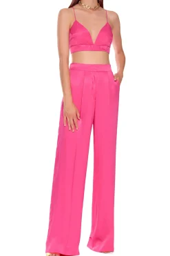 Kobieta AGGI Garnitury>Stanik Asha Satin Barbie Pink