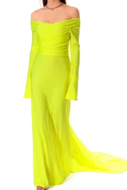 Kobieta AGGI Sukienki>Sukienka Cameron Laser Yellow