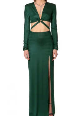 Kobieta AGGI Sukienki>Sukienka Cassandra Deep Green