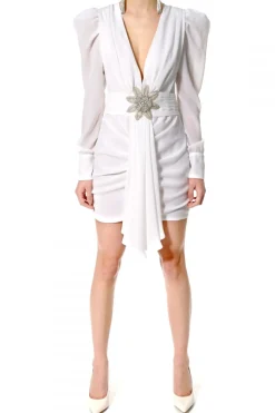 Kobieta AGGI Sukienki>Sukienka Krystle White Asparagus