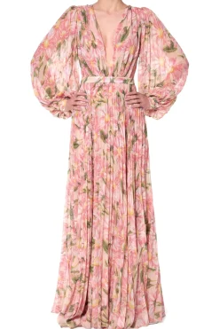 Kobieta AGGI Sukienki>Sukienka Plisowana Esme Swirling Pink