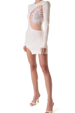 Kobieta AGGI Sukienki>Sukienka Rebel Ecru White