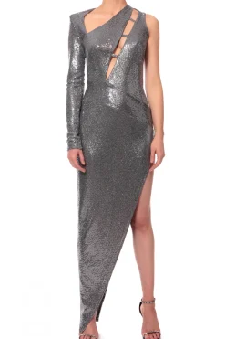 Kobieta AGGI Sukienki>Sukienka Vivian Steel Gray