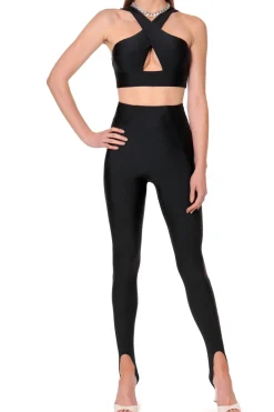 Kobieta AGGI Bluzki Koszule>Top Isla Background Black