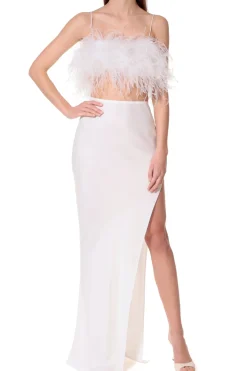 Kobieta AGGI Bluzki Koszule>Top Love White Smoke