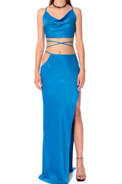 Kobieta AGGI Komplety>Top Lucia Cosmic Blue