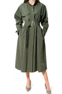 Kobieta AGGI Płaszcze>Trencz Vanda Khaki